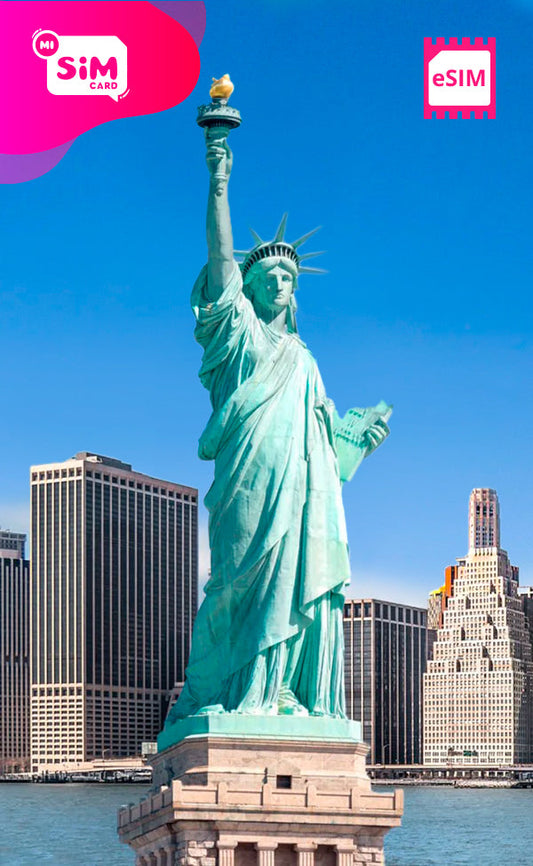 eSIM ESTADOS UNIDOS USA ILIMITADA + LLAMADAS